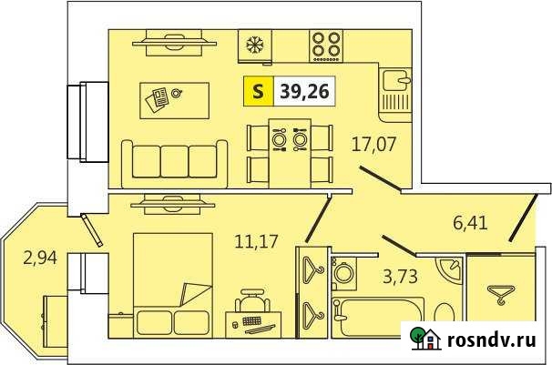 2-комнатная квартира, 39 м², 2/4 эт. на продажу в Архангельске Архангельск - изображение 1