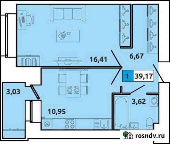 1-комнатная квартира, 39 м², 2/5 эт. на продажу в Северодвинске Северодвинск