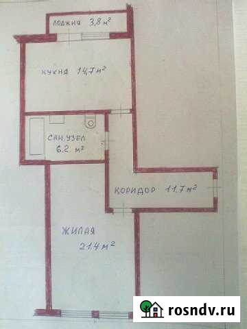 1-комнатная квартира, 58 м², 3/10 эт. на продажу в Железногорске Курской области Железногорск - изображение 1