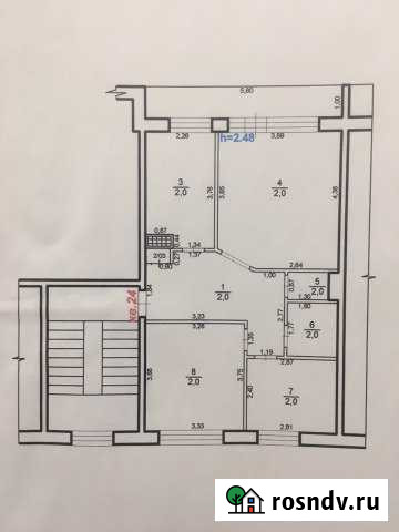 3-комнатная квартира, 57 м², 2/3 эт. на продажу в Белогорске Амурской области Белогорск - изображение 1