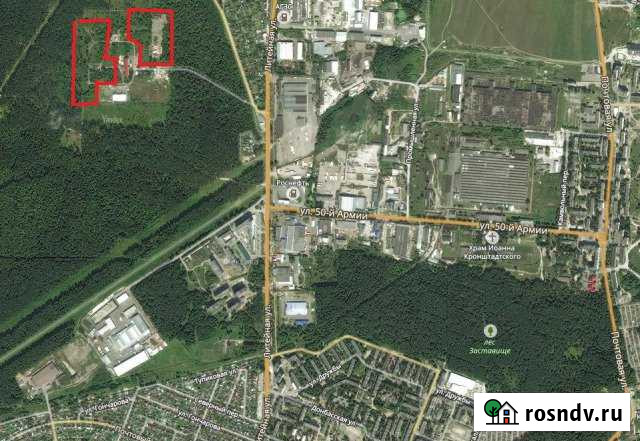 Участок промназначения 50 сот. на продажу в Брянске Брянск - изображение 1