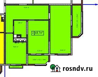 2-комнатная квартира, 68 м², 4/7 эт. на продажу в Геленджике Геленджик - изображение 1