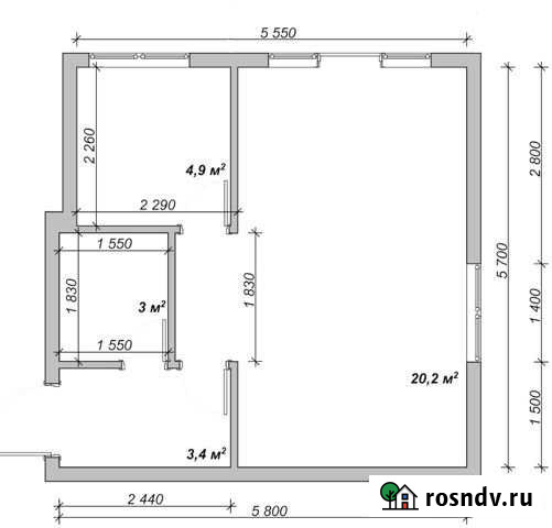 1-комнатная квартира, 33 м², 2/5 эт. на продажу в Миассе Миасс - изображение 1
