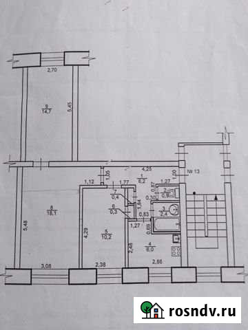 3-комнатная квартира, 59 м², 3/3 эт. на продажу в Югорске Югорск - изображение 1