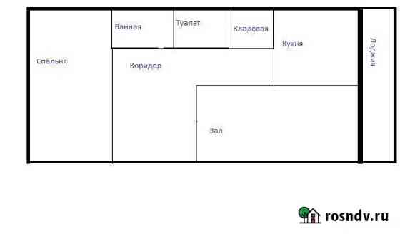 2-комнатная квартира, 55 м², 3/4 эт. на продажу в Орловском Орловский