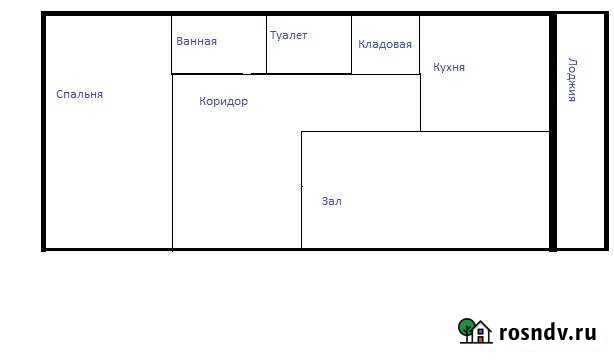 2-комнатная квартира, 55 м², 3/4 эт. на продажу в Орловском Орловский - изображение 1