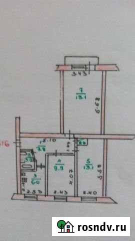 3-комнатная квартира, 59 м², 4/5 эт. на продажу в Плавске Плавск - изображение 1