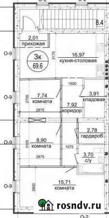 3-комнатная квартира, 79 м², 2/3 эт. на продажу в Петрозаводске Петрозаводск