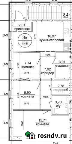 3-комнатная квартира, 79 м², 2/3 эт. на продажу в Петрозаводске Петрозаводск - изображение 1