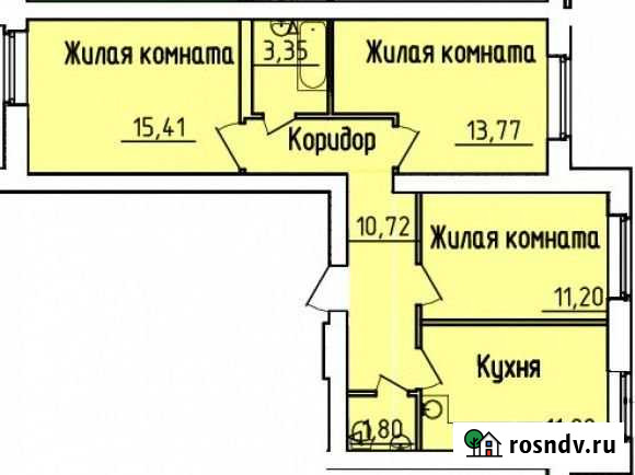 3-комнатная квартира, 67 м², 1/10 эт. на продажу в Березовском Свердловской области Березовский - изображение 1