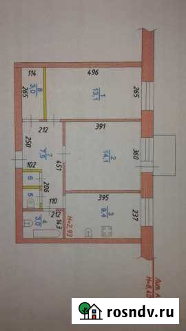 2-комнатная квартира, 52 м², 1/3 эт. на продажу в Каргаполье Каргаполье - изображение 1