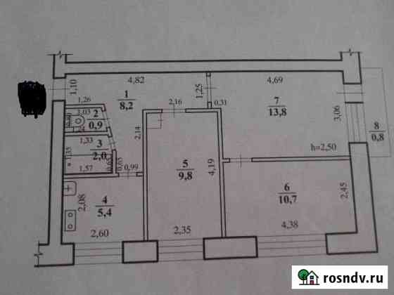3-комнатная квартира, 52 м², 4/5 эт. на продажу в Атамановке Атамановка