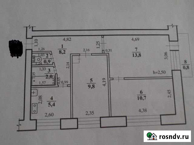 3-комнатная квартира, 52 м², 4/5 эт. на продажу в Атамановке Атамановка - изображение 1