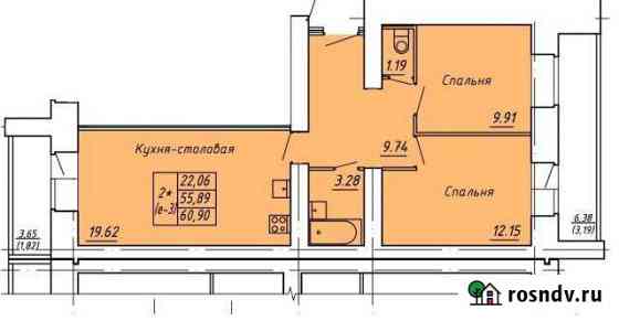 3-комнатная квартира, 60 м², 3/14 эт. на продажу в Вологде Вологда