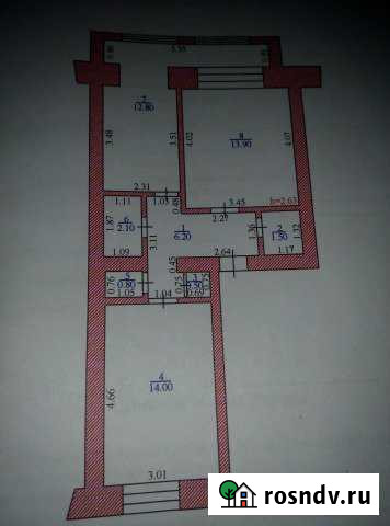 2-комнатная квартира, 51 м², 2/2 эт. на продажу в Красных Четаях Красные Четаи - изображение 1