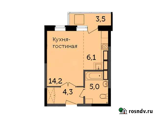 1-комнатная квартира, 30 м², 14/19 эт. на продажу в Калуге Калуга - изображение 1