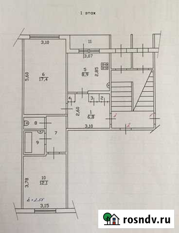 2-комнатная квартира, 54 м², 1/5 эт. на продажу в Мелехово Мелехово - изображение 1