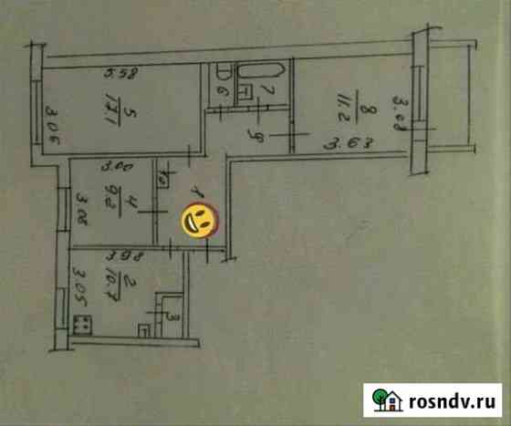 3-комнатная квартира, 65 м², 1/5 эт. на продажу в Дзержинске Дзержинск