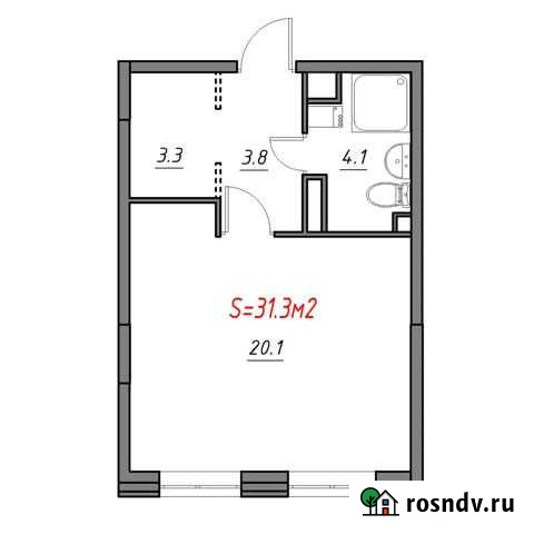 Квартира-студия, 31 м², 5/8 эт. на продажу в Казани Казань - изображение 1