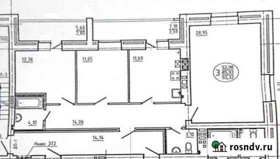 3-комнатная квартира, 92 м², 5/9 эт. на продажу в Йошкар-Оле Йошкар-Ола