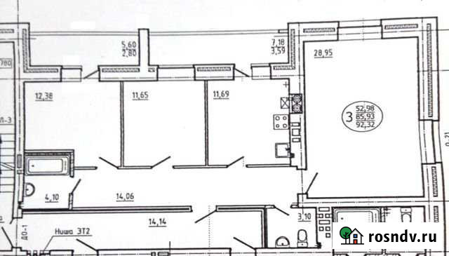 3-комнатная квартира, 92 м², 5/9 эт. на продажу в Йошкар-Оле Йошкар-Ола - изображение 1