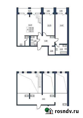 Своб. планировка, 128.1 кв.м., 8/8 эт. Санкт-Петербург - изображение 1