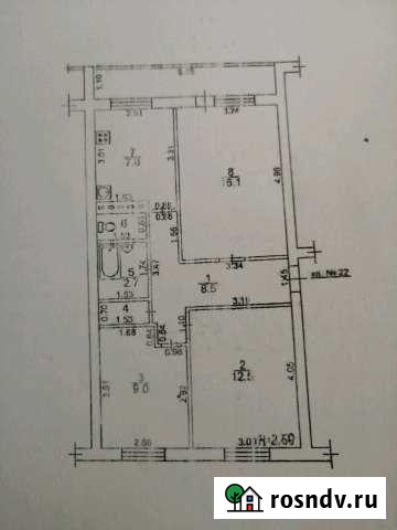 3-комнатная квартира, 59 м², 3/5 эт. на продажу в Иловле Иловля - изображение 1