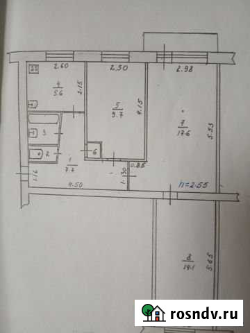 3-комнатная квартира, 58 м², 2/5 эт. на продажу в Вышнем Волочке Вышний Волочек - изображение 1