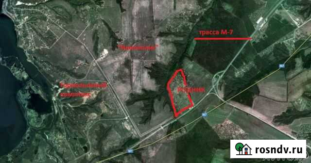 Участок СНТ, ДНП 6 сот. на продажу в Васильево Васильево - изображение 1