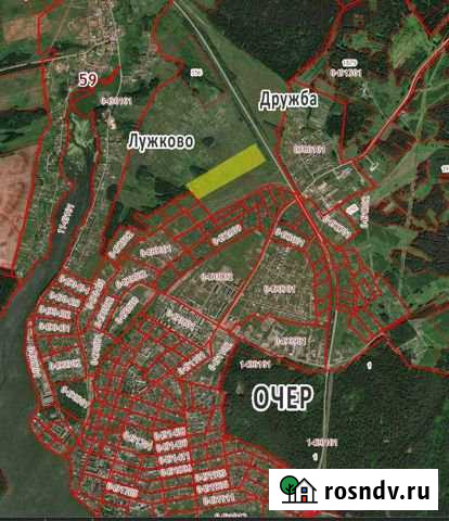 Участок СНТ, ДНП 1200 сот. на продажу в Очере Очер - изображение 1