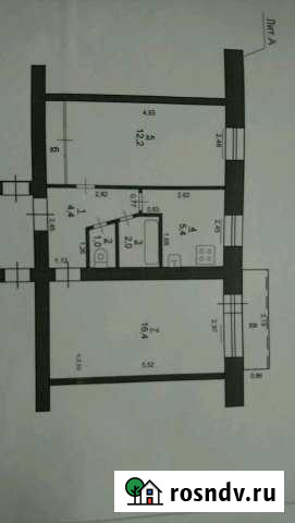 2-комнатная квартира, 43 м², 5/5 эт. на продажу в Южноуральске Южноуральск - изображение 1