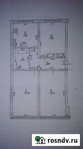 3-комнатная квартира, 64 м², 1/5 эт. на продажу в Опочке Опочка - изображение 1