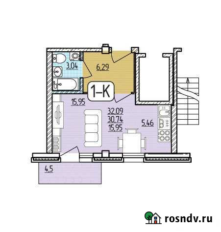 1-комнатная квартира, 32 м², 8/9 эт. на продажу в Улан-Удэ Улан-Удэ - изображение 1