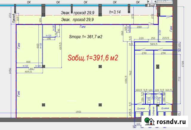 Помещение под Фитнес 392 кв.м Горно-Алтайск - изображение 1