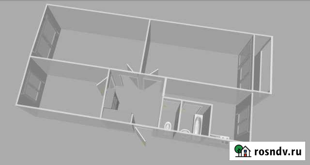 3-комнатная квартира, 61 м², 1/5 эт. на продажу в Комсомольске Комсомольск - изображение 1