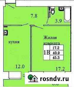 1-комнатная квартира, 45 м², 4/16 эт. на продажу в Чебоксарах Чебоксары