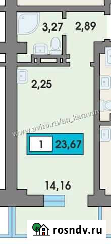 1-комнатная квартира, 23 м², 4/10 эт. на продажу в Сосновоборске Красноярского края Сосновоборск - изображение 1