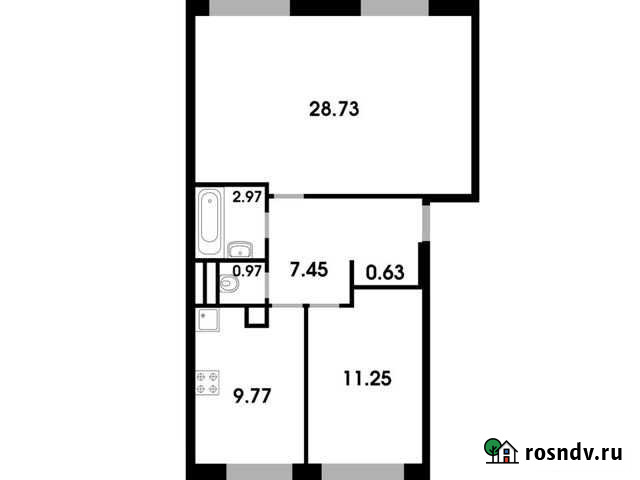 2-комнатная квартира, 62 м², 4/4 эт. на продажу в Лесном Городке Лесной Городок - изображение 1