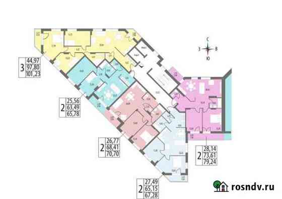 3-комнатная квартира, 67 м², 9/14 эт. на продажу в Кирове Киров