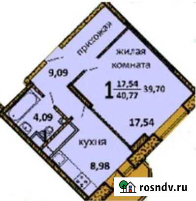 1-комнатная квартира, 41 м², 20/20 эт. на продажу в Подольске Подольск - изображение 1