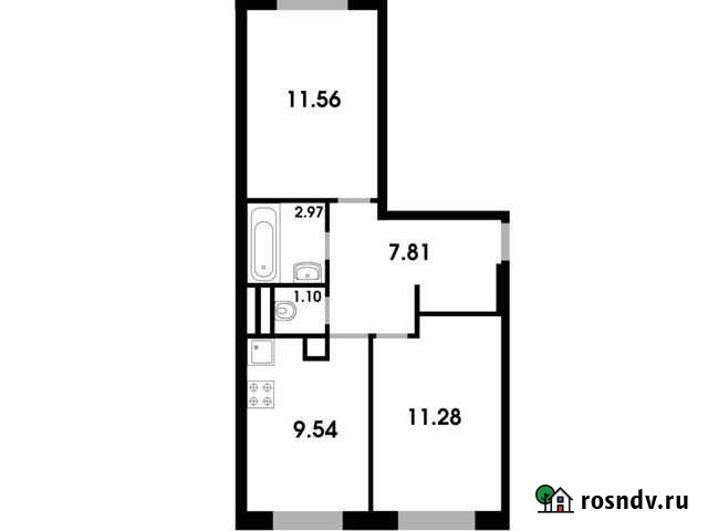 2-комнатная квартира, 45 м², 4/4 эт. на продажу в Лесном Городке Лесной Городок - изображение 1