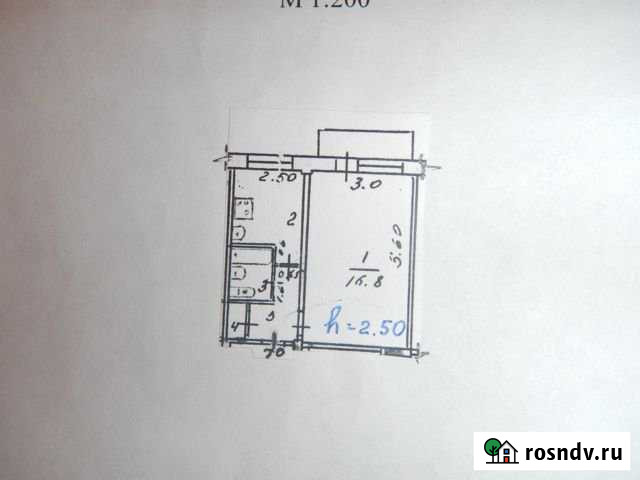 1-комнатная квартира, 30 м², 2/5 эт. на продажу в Воргашоре Воргашор - изображение 1