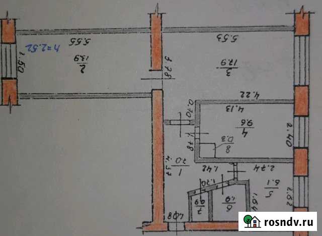 3-комнатная квартира, 57 м², 1/5 эт. на продажу в Стерлитамаке Стерлитамак - изображение 1