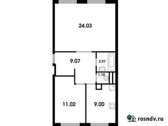 2-комнатная квартира, 57 м², 4/4 эт. на продажу в Лесном Городке Лесной Городок