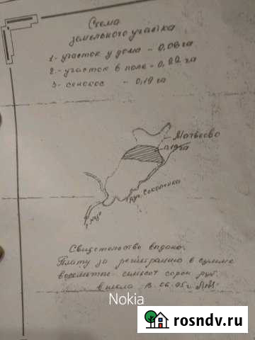 Участок СНТ, ДНП 19 сот. на продажу в Никольском Костромской области Никольское - изображение 1