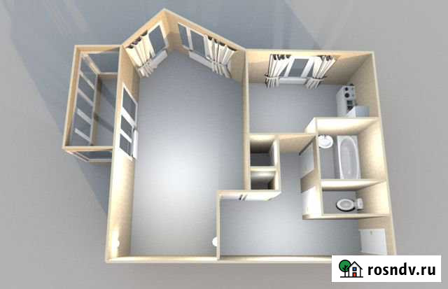 1-комнатная квартира, 42 м², 3/9 эт. на продажу в Северодвинске Северодвинск - изображение 1