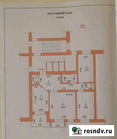 3-комнатная квартира, 81 м², 3/5 эт. на продажу в Ейске Ейск - изображение 1
