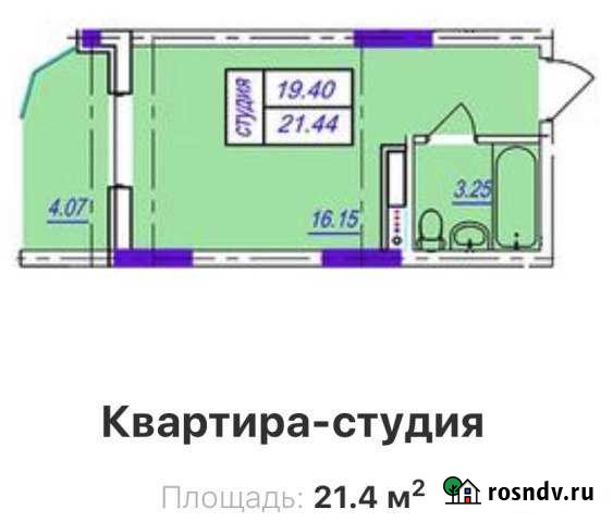 Квартира-студия, 21 м², 2/4 эт. на продажу в Мысхако Мысхако - изображение 1