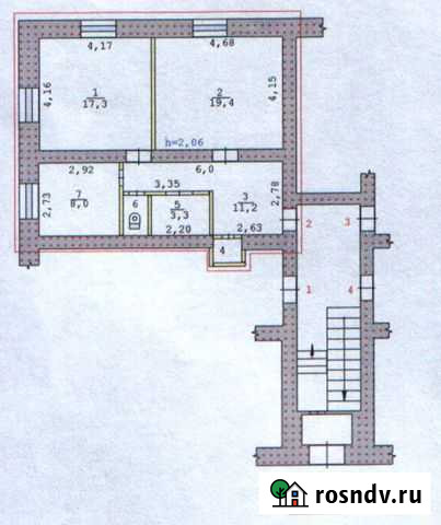 2-комнатная квартира, 61 м², 1/3 эт. на продажу в Краснотурьинске Краснотурьинск - изображение 1