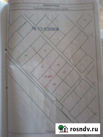 Участок СНТ, ДНП 9 сот. на продажу в Петровском Ярославской области Петровское - изображение 1